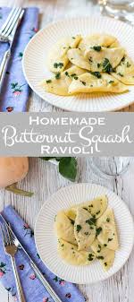 Homemade Butternut Squash Ravioli Recipe Butternut Squash Ravioli Food Handmade Pasta