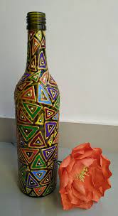 Bottle Art Glass Bottles Art Diy Glass Bottle Crafts Bottle Art