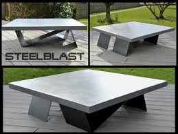 Whether summer or winter, béton ciré creates its own trend with careful selections of new designs, materials and colors! Steelblast Creation Et Fabrication De Meubles Design Table Basse Beton