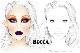 Pin By Katie Evans On Face Charts Makeup Face Charts