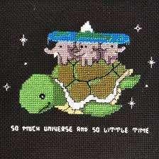 Maybe you would like to learn more about one of these? Fo Trying To Actually Finish Things This Year The Turtle Moves Crossstitch