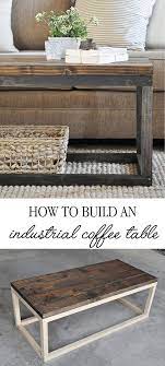 Adds a bold statement to your living room. Industrial Coffee Table Coffee Table Design Diy Coffee Table Cool Coffee Tables