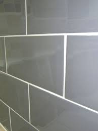 But before you name it the best solution for your bathroom thinks about a different approach: Grey Subway Tile With White Grout Obsessed With This Look For A Kitchen Backs Kitchen Wall Tiles Beveled Subway Tile Backsplash Kitchen Wall Storage Cabinets