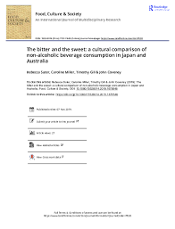 Coffee vending machines for workplaces and public locations. Pdf The Bitter And The Sweet A Cultural Comparison Of Non Alcoholic Beverage Consumption In Japan And Australia20191125 77265 175cc1c Rebecca Suter Academia Edu
