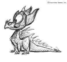 Black And White Spyro See How Spyro The Dragon Evolved In These Early Sketches Sketches Dragon Sketch Spyro The Dragon