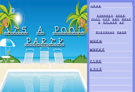 Be sure to update the sample text with your party time and address, and tweak any of the fields to your liking. Pink Polka Pool Birthday Party Invitations Free Printable Birthday Invitation Templates Bagvania