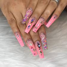 #1 first try at doing my own acrylic nails. 20 Beautiful Acrylic Nail Designs The Glossychic