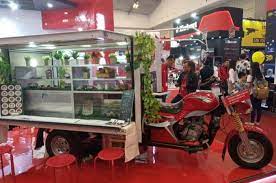 Motor roda tiga buat jualan. Motor Roda Tiga Nozomi Buat Usaha Cafe Promo Cashback Rp 1 7 Juta Selama Giias 2019 Gridoto Com