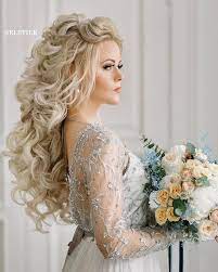 A long braided hairstyle for thin hair can make your mane look gorgeous for the wedding. Long Hair Down Long Hair Wedding Hairstyles Novocom Top