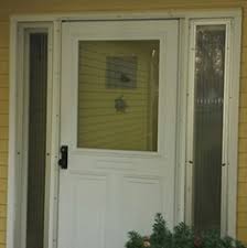 This storm door has a partial window on the top with a half screen for adjustable ventilation. Faq Do I Need Storm Doors Or Windows