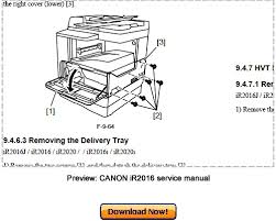 Makes no guarantees of any kind with regard to any programs, files, drivers or any other materials contained on or downloaded from this, or any other, canon software site. Canon Ir2016 Ir2016i Ir2016j Service Repair Manual Download Tradebit