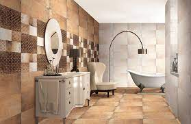 The stone tiles are made up of granite, limestone and such different options which make the bathroom look designer! Bathroom Tile Designs