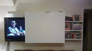 Ikea Friel Sliding Lcd Plasma Tv Cabinet Hides Tv With Slim Door