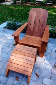Craftsman Style Adirondack Chair Ottoman Of Mahogany Adirondack Chair Chair Modern Outdoor Chairs