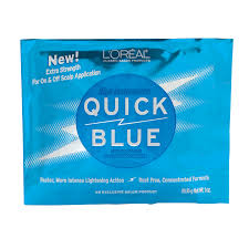 L Oreal Quick Blue High Performance Powder Lightener Is Features Quick Controlled Lightening Action In A Du Loreal Highlighting Techniques How To Lighten Hair