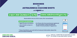 The astrazeneca vaccine is already being used in the uk but has not yet been approved by the eu, although the european medicines agency (ema) is expected to give it the green light at the end of this month. Vaksin Covid 19 On Twitter Book Your Slot For The Astrazeneca Vaccine From Sunday 2nd May 12pm At Https T Co Br9eh82k77 First Come First Served Slots Are Limited Make Sure You Get The Right