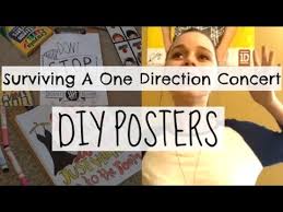 Hope you liked it and thanks for. Surviving A One Direction Concert Diy Posters Youtube