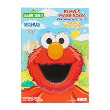 Elmo coloring is fun coloring game for kids. 48 Page Sesame Street Coloring Book With Mask Walmart Com Walmart Com