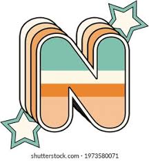 As for the final sweet treat? Letter N Monogram Letters Initial Name Stock Illustration 1973580071