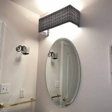 40 linen vanity light cover for a 6 bulb bath light fixture. Bathroom Vanity Light Makeover Diy Chas Crazy Creations