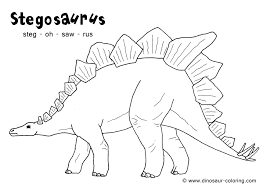 Stegosaurus Coloring Color Pages Dinosaur Outstanding 11 Coloriage Dinosaure Coloriage Dessin Dinosaure