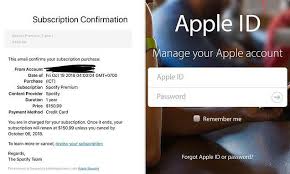 Scammers Are Trying To Get Apple Login Details In New Phishing Scandal Apple Login Scammers Spotify Premium