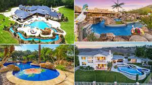Float Away Summertime Blues 7 Homes With Lavish Lazy River Pools Realtor Com A new pool house gives you the space and flexibility to enjoy the things you value even more!