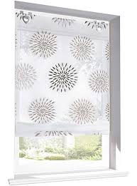 Amazon De Eslir Raffrollo Ohne Bohren Raffgardine Mit Osen Transparent Gardinen Mit U Haken Transparente Gardinen Raffrollo Gardinen