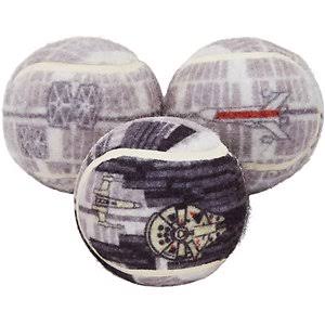 Death Star Fetch Squeaky Tennis Ball Dog Toy