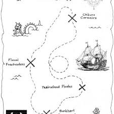 Pirate treasure map coloring page. Free Online Coloring Page To Download Print Part 146