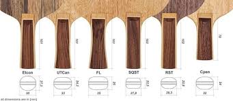 Table Tennis Handle Types Table Tennis Table Tennis Equipment Handle