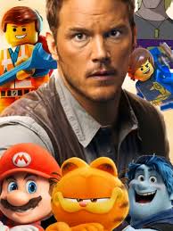 CHRIS PRATT y TODOS sus PERSONAJES ANIMADOS #mario #garfield #lego #doblaje  #ben10