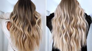 Pale blonde ringlets and a darker blonde base combine to create a toasted coconut style. Reverse Balayage Is The Coolest Hair Color Trend For Blondes Glamour
