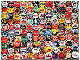 See more ideas about bottle cap crafts, bottle cap, bottle cap art. Amazon Com White Mountain Puzzles Beer Bottle Caps 550 Piece Jigsaw Puzzle Toys Games