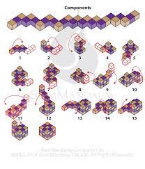 The snake cube puzzle is a chain of 27 cubes (3x3x3). Version 4 Of The Serpent Cube Brillaint Purple Classically Made From 64 Or 27 Cubelets The Aim Of The Snake Cube Puzzle Basteln Weihnachtsbasteln Projekte