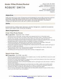 Sometimes, that becomes even more imp. Order Filler Resume Samples Qwikresume