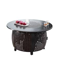 Maybe you would like to learn more about one of these? Oakland Living Round Propane Fire Table With Wind Guard 44 In 55 000 Btu Black Lowe S Canada