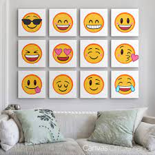 Emoji Art Prints Emoji Bedroom Emoji Room Emoji Art