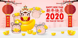 happy chinese new year 2020 greeting card group of little rat holding chinese gold year of the rat zodiac cartoon in 2020 chinese new year greeting happy chinese new year chinese happy chinese new year 2020 greeting