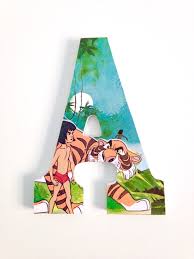 This fun childrens quilt includes everything you need to make the quilt and includes the binding as well. Wooden Letter The Jungle Book Disney Little Golden Book Etsy Jungle Book Disney Wooden Letters Little Golden Books