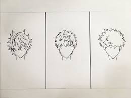 Hair wings—hair that doubles as wings. How To Draw Male Anime Hair Youtube