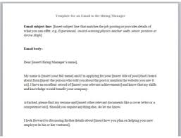 How To Write An Email To The Hiring Manager Complete Guide