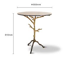 5 out of 5 stars. 30x Pack 61cm High Coffee Table With Brass Metal Branches Support 55cm Round Small Side Table With Glass Top Coffee Tables Aliexpress