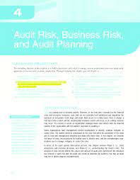 Auditing memberikan nilai tambahan bagi laporan keuangan perusahaan, karena akuntan publik sebagai pihak yang ahi dan independen pada akhir pemeriksaan akan memberikan pendapat mengenai mengenai kewajaran posisi keuangan. Pdf 4 Audit Risk Business Risk And Audit Planning Zhenli Ge Academia Edu