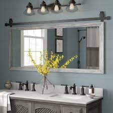 Freshen up in a flash with our top vanity and mirror picks for your bathroom remodel. Gracie Oaks Nicholle Bathroom Vanity Mirror Size 32 H X 71 W Bathroom Styling Bathroom Vanity Mirror Bathroom Mirror