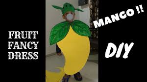 How To Make Mango Dress Costume For Kids From Paper At Home Easily Diy At Home