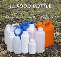 1000mL 1L HDPE Plastic Science Lab Bottles with PP Closure Wide Mouth  Containers for Chemicals Natural Nature