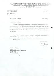 Or do you need to do more. Letter From M Barma Director Tifr To K S Krishnan Requesting Krishnan To Accept The Extension Of His Appointment At Tifr Archives At Ncbs