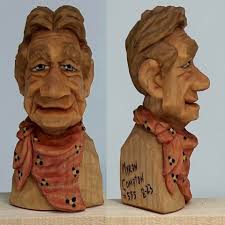 6"x2.5" Thirsty Hillbilly with Moonshine Jug. See all my carvings at  http://theCrazyCarver.etsy.com Hand carved basswood