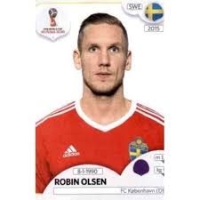 Robin olsen on fifa 21. Sticker From Robin Olsen 474 Panini World Cup Russia 2018